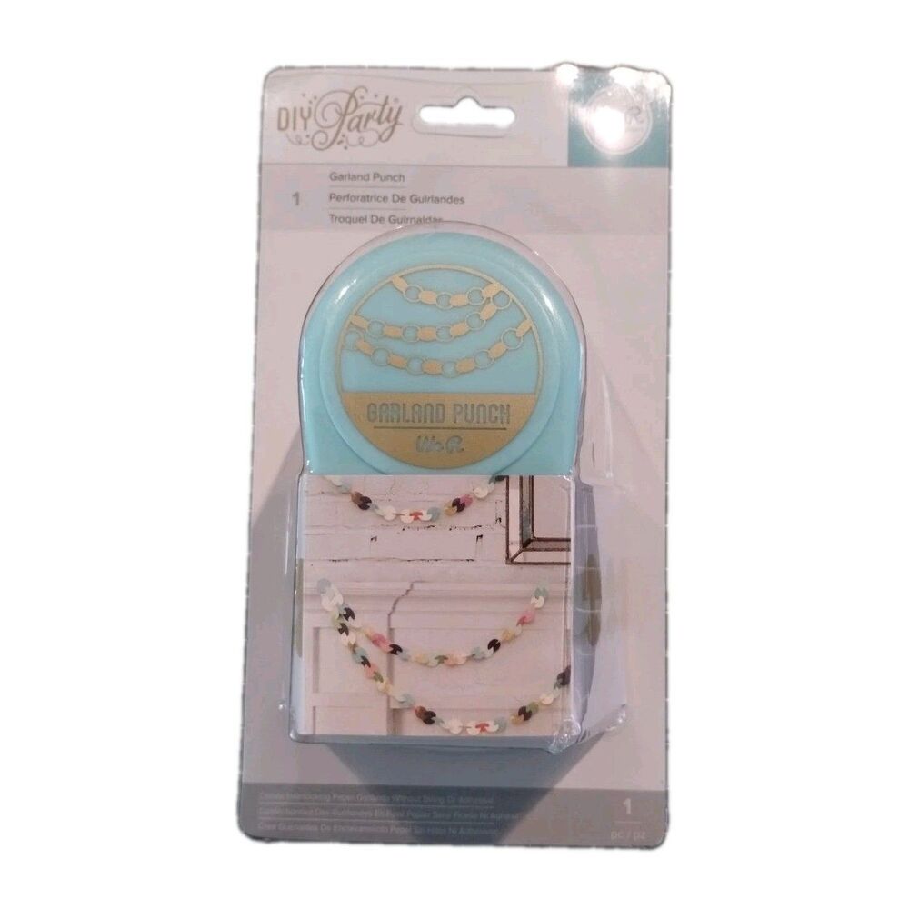 We R Memory Keepers, DIY Party  Garland Paper Punch, Craft Die Cut Tool - NEW